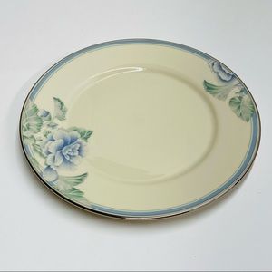 Lenox Brentwood dinner plate discontinued pattern 10 3/4 inches w/blue flowers